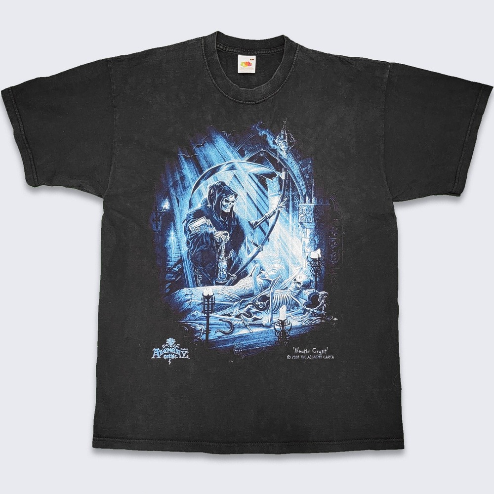 Alchemy Gothic Vintage 00s Neotic Crypt T-Shirt